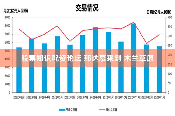 股票知识配资论坛 那达慕来到 木兰草原